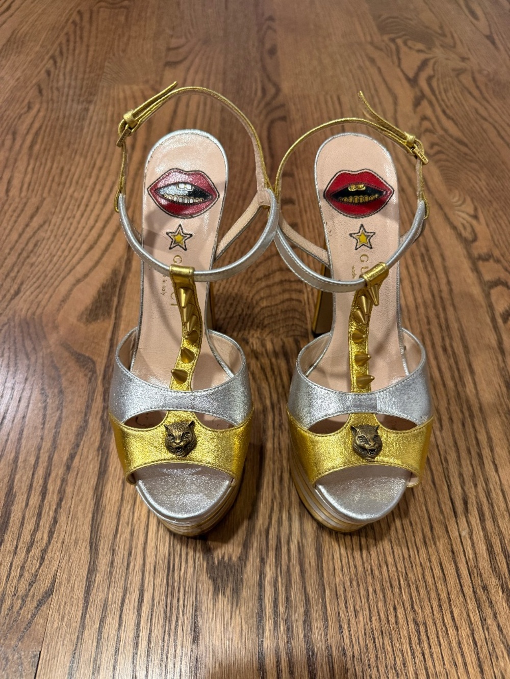 Gucci Angel Platform sandals
